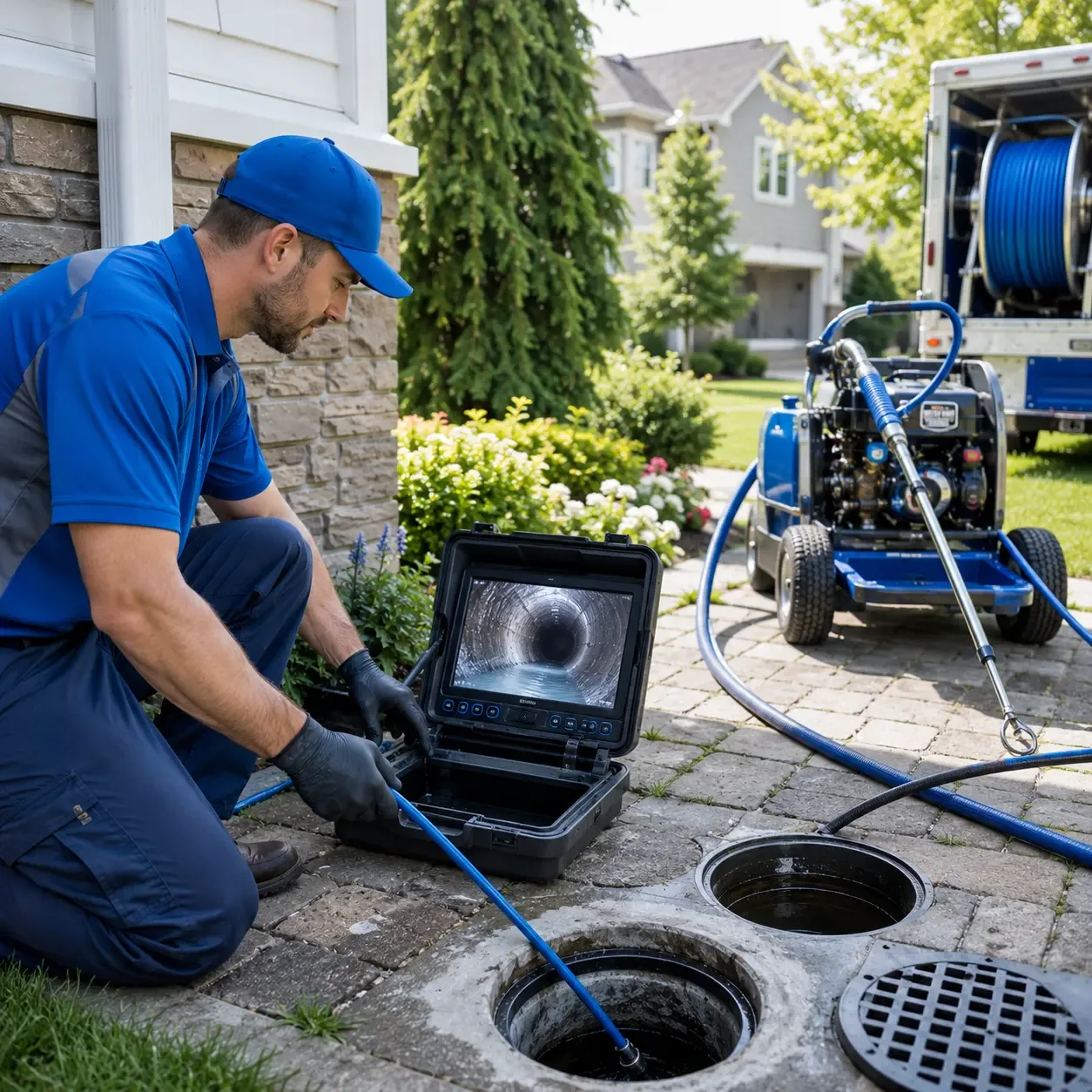 Outdoor drain cleaning professionals serving Oquawka, IL